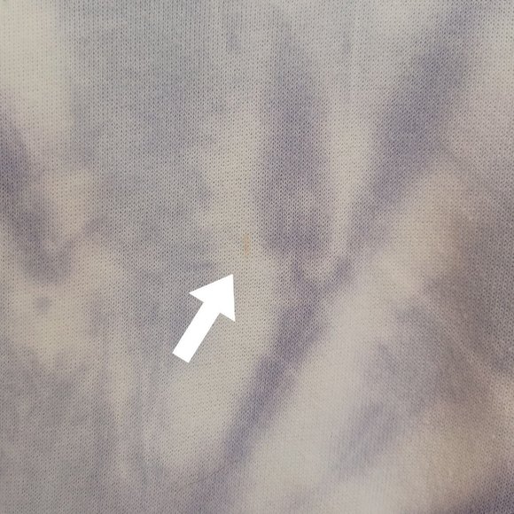 Urban Nation WMNS Sz XS Fleece Tie-dye Multi Marble Hooded Sweatshirt, Athletic - Picture 4 of 14